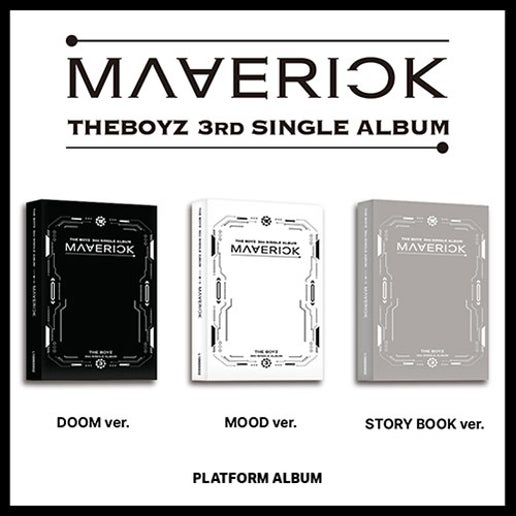 NeokyoTHE BOYZ 直筆「MAVERICK」MOOD ver. THE BOYZ - MAVERICK [3rd Single Album - Platform Ver.] - K PLACE