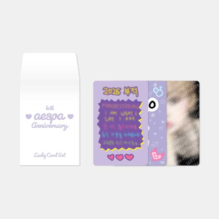 aespa - Lucky Card Set [2024 aespa 4th Anniversary MD] - K PLACE