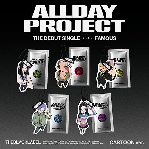 ALLDAY PROJECT - FAMOUS [1st Single Album - CARTOON Ver.] - K PLACE