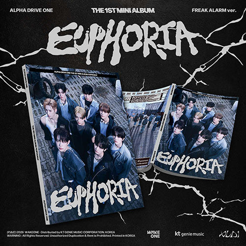 ALD1 EUPHORIA FREAK ALARM 本体 10枚 新品未開封 ALPHA DRIVE ONE - EUPHORIA [1st Mini Album - FREAK ALARM Ver.] - K