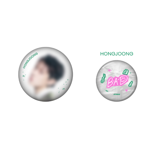ATEEZ - Can Badge Set [GOLDEN HOUR : Part.5 POP-UP Store Official