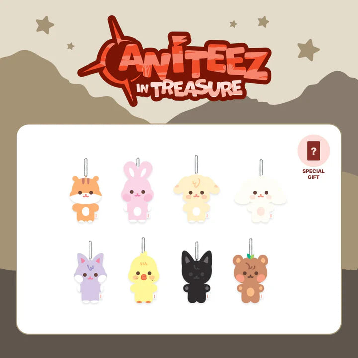 ATEEZ - Flat-Fur Plush [ANITEEZ IN TREASURE Official MD] - K PLACE