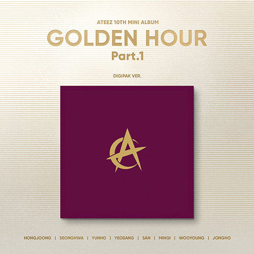 ATEEZ - GOLDEN HOUR : Part.1 [10th Mini Album - Digipack Ver.] - K