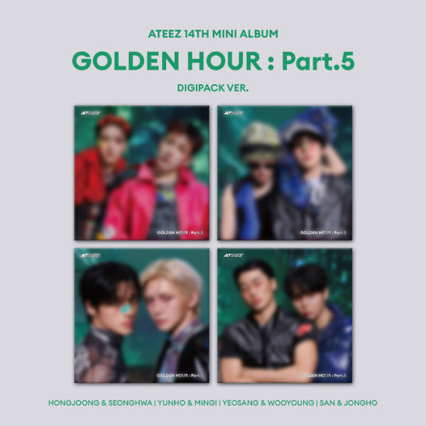 ATEEZ - GOLDEN HOUR : Part.5 [14th Mini Album - Digipack Unit Ver