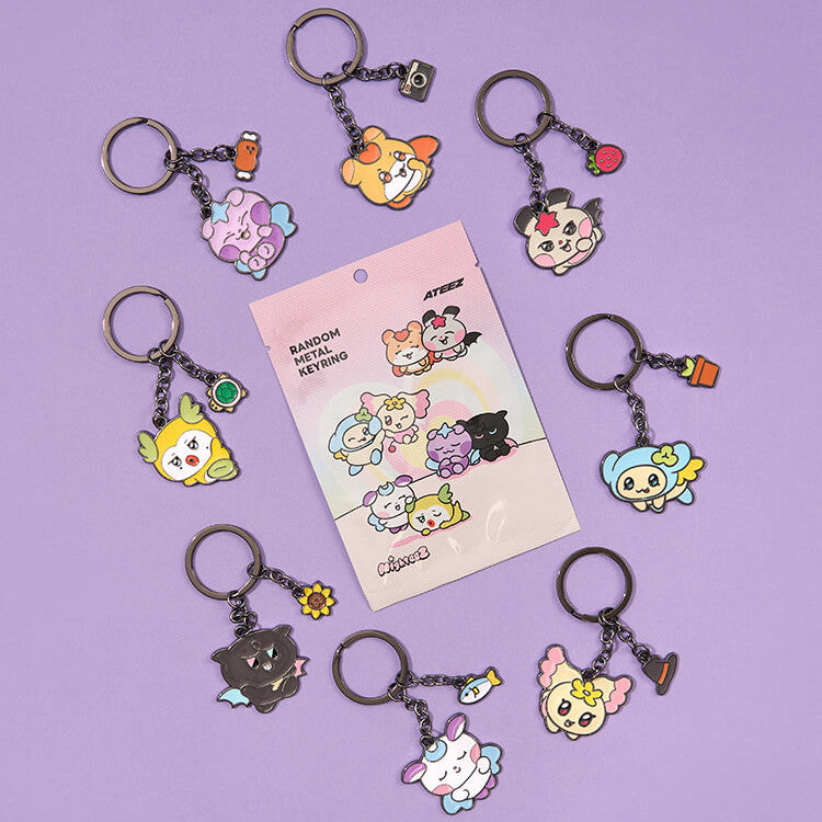 ATEEZ - MIGHTEEZ Random Metal Keyring [U.S. Exclusive] - K PLACE