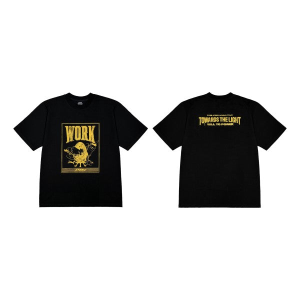 ATEEZ - Short Sleeve T-Shirt (WORK Ver.) [2025 World Tour 'TOWARDS