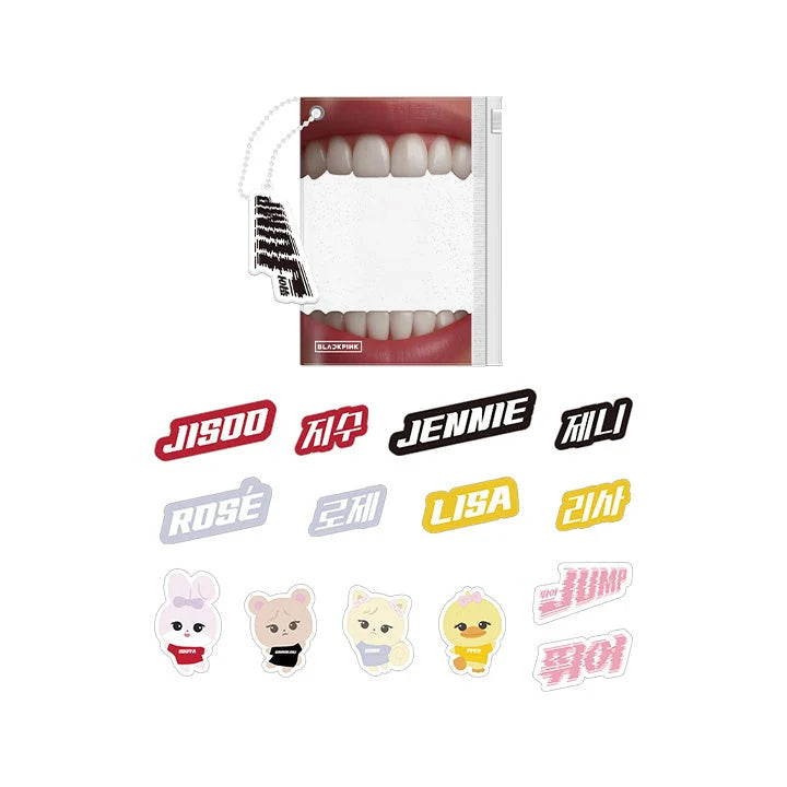 BLACKPINK - PVC Pouch + Sticker Set [JUMP Official MD] - K PLACE