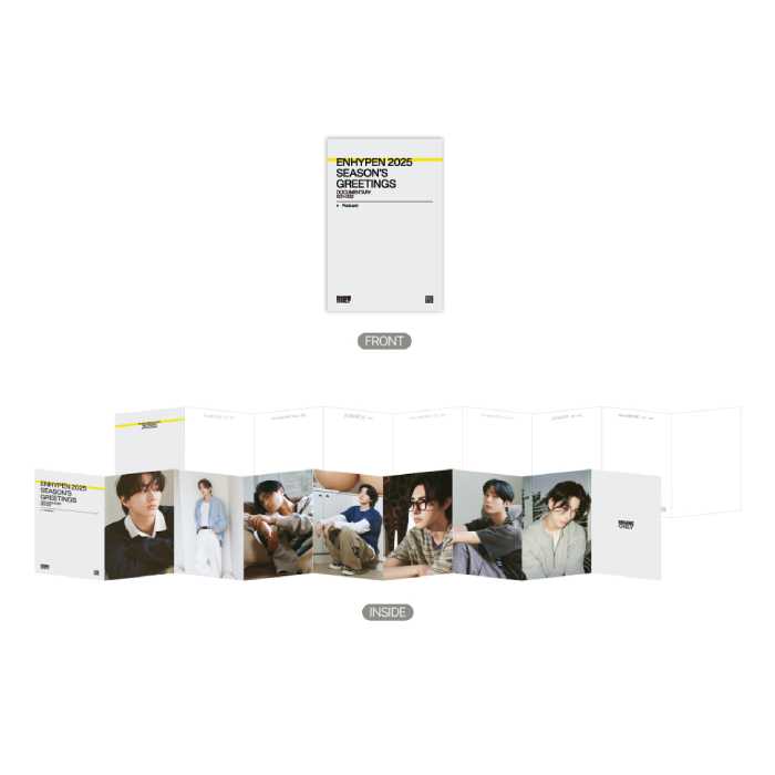 ENHYPEN - Accordion Postcard [2025 Season's Greetings POP-UP
