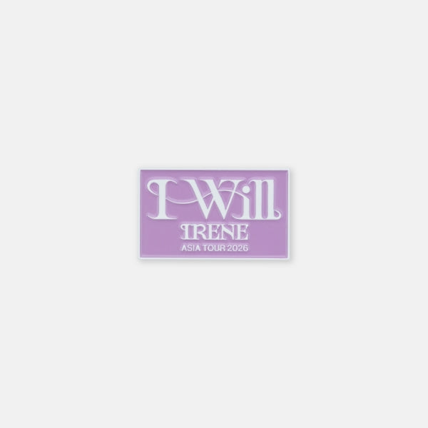 IRENE - Badge [2026 IRENE ASIA TOUR 'I-WILL' in SEOUL Official MD