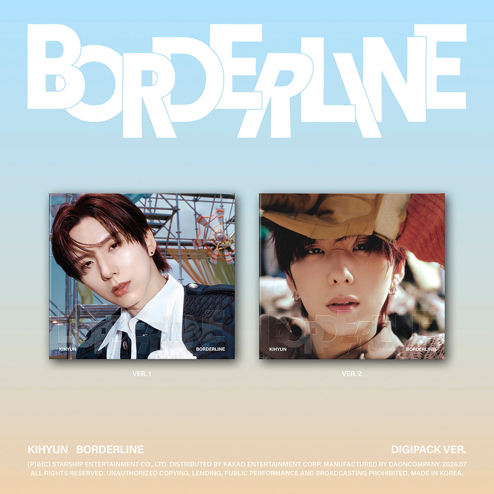 KIHYUN - BORDERLINE [1st EP Album - Digipack Ver.] - K PLACE