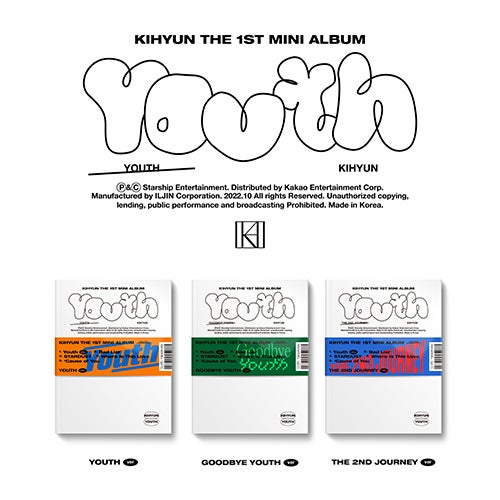 KIHYUN - YOUTH [1st Mini Album] - K PLACE