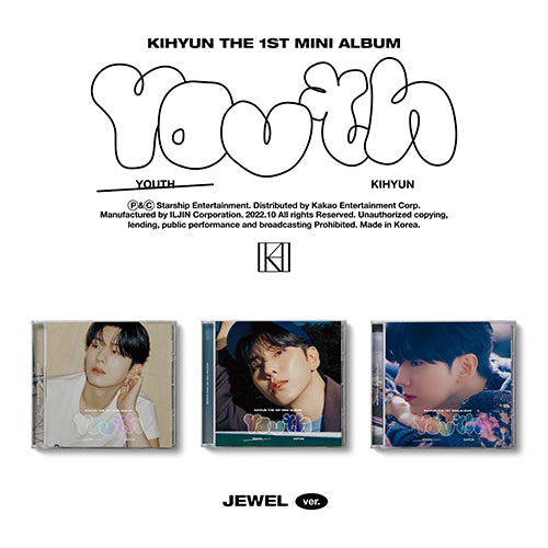 KIHYUN - YOUTH [1st Mini Album - Digipack Ver.] - K PLACE