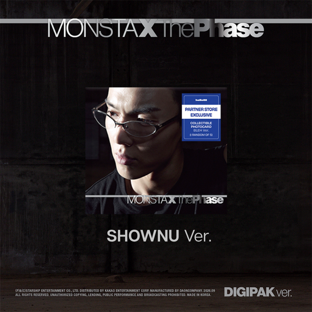 MONSTA X - The Phase [EP Album - PARTNER STORE Digipack Exclusive