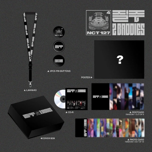 NCT 127 - Lanyard & Pin Set [2 Baddies Deluxe Box] - K PLACE