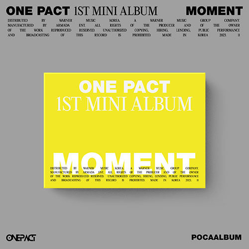 ONE PACT - Moment [1st Mini Album - POCA Ver.] - K PLACE
