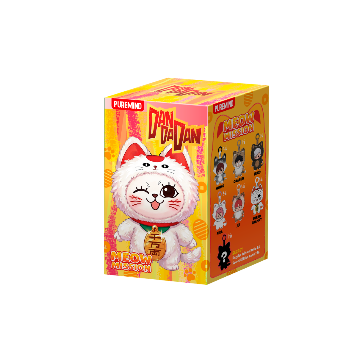 PUREMIND x DAN DA DAN - Meow Mission Vinyl Plush Blind Box - K PLACE
