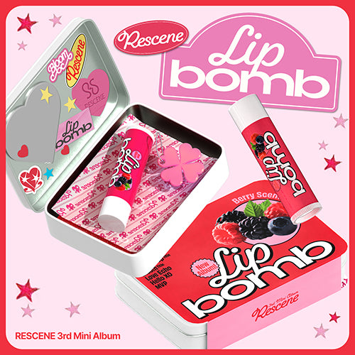 RESCENE - lip bomb [3rd Mini Album - lip balm QR Ver.] - K PLACE