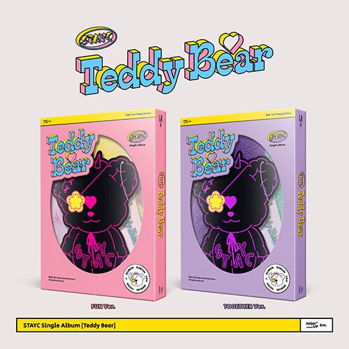 STAYC スミン アイサ サノク teddy bear ユニット トレカ ① STAYC - Teddy Bear [4th Single Album] - K PLACE