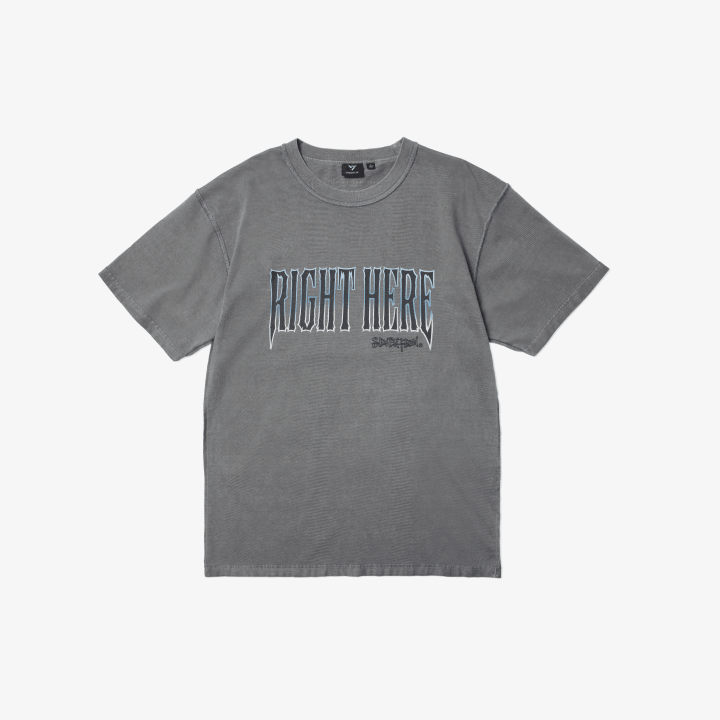 SEVENTEEN - S/S T-Shirt (Washing Black) ['RIGHT HERE' World Tour