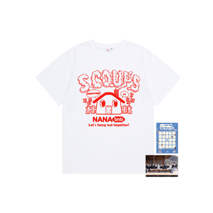 セブチ seventeen ナナ民泊 ウォヌ Tシャツ Sサイズ SEVENTEEN - T-Shirt S.COUPS [NANA bnb with SEVENTEEN Official MD
