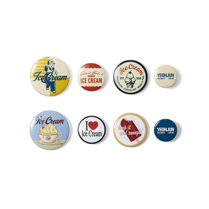 TXT YEONJUN - Pin Badge Set [NO LABELS: PART 02 Official MD] - K PLACE