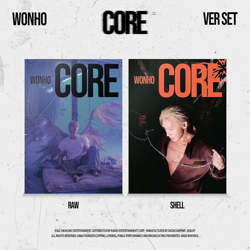 ウォノ　WONHO アルバムセット WONHO - CORE [1st EP Album] - K PLACE