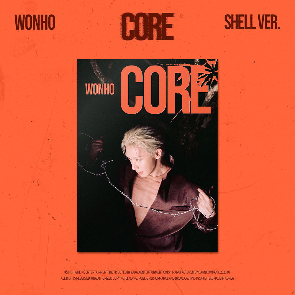 【廃盤】Novel Core 1st album WCMTW CD WONHO - CORE [1st EP Album] - K PLACE